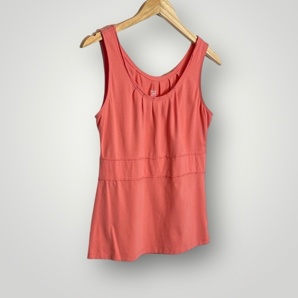Horny Toad Lyra Tank Top Size Medium Organic Cotton Modal Blend Stretch - Picture 4 of 9